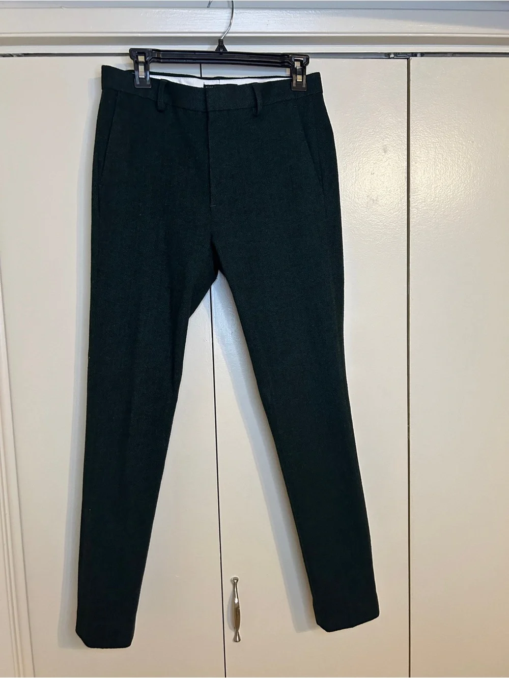 ASOS Dark Green Textured Single-Breasted Suit (Blazer and Pants)